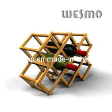 High-End Bambu Foldaway Wine Rack